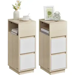 Nachttische Beige von VASAGLE