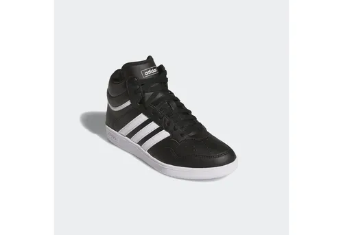 adidas Sportswear HOOPS 4.0 MID Sneaker schwarz 42 2/3 EU - Sportlicher knöchelhoher Sneaker aus Synthetik, ideal für Freizeit und Sport. Fällt klein aus - bitte eine Größe größer bestellen. Robust und bequem mit Gummisohle für optimalen Halt.