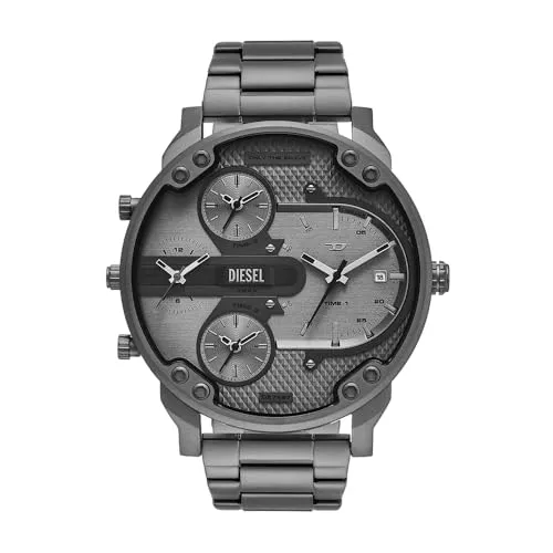 Diesel Quarzuhr Herren - Klassische Analog-Uhr - Armbanduhren mit modernem Design, wasserdicht bis 3 bar und robustem Edelstahl-Gehäuse für den perfekten Alltagseinsatz.