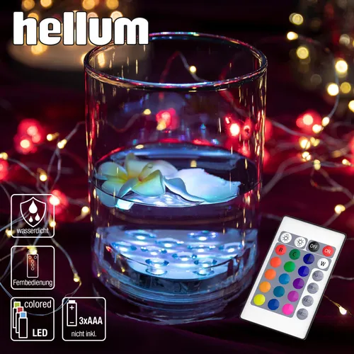 LED Licht RGB Unterwasser Beleuchtung f. Pool, Aquarium, Teich IP68 Deko bunt