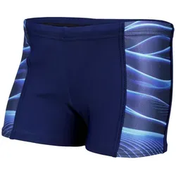 Aquarti Badehose Aquarti Jungen Schwimmhose Kontrastfarbige Einsätze blau 128