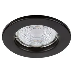 Rabalux 2151 Deckenstrahler 1 Spot Relightspot, GU5.3, schwarz, rund, Einbau, Minimal, IP20, ø80mm - Schwarz