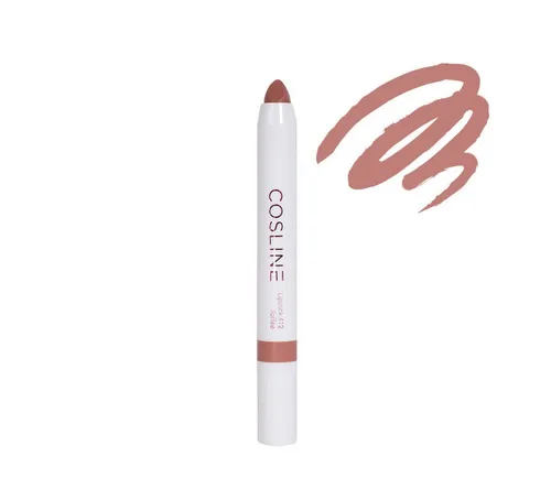 Cosline Cosmetics Lippenstift langanhaltend, pflegend, cremige Textur, mit natürlichen Inhaltsstoffen, Made in Germany