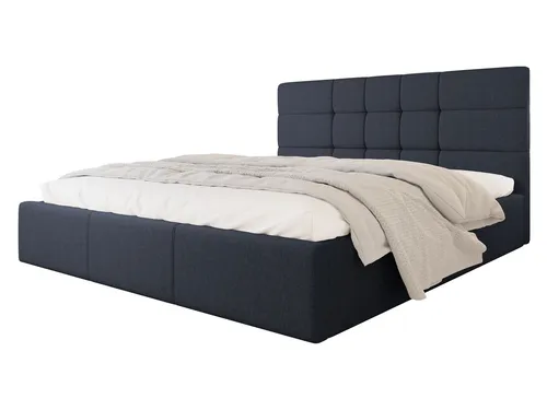 Mirjan24 Polsterbett Dunkelblau 140x200 cm mit Bettkasten - Stylisches Polsterbett mit integriertem Bettkasten für optimale Stauraummöglichkeiten. Hochwertige Holzkonstruktion und inklusive Lattenrost für sofortigen Komfort. Ideal für Ihr Schlafzimmer!