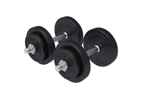 GORILLA SPORTS® Kurzhantelset 20kg/30kg - 2er Set - Hanteln für effektives Oberkörpertraining, ergonomisch mit gerändeltem Griff für sicheren Halt. Vielseitig einsetzbar, ideal für Sportler und Freizeitsportler.