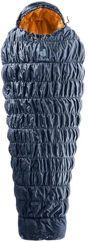 Deuter Exosphere -6° Zip Left Ink-Maple Schlafsack - Leichter und warmer Schlafsack für Bergabenteuer, aus 100 % recyceltem Polyester, mit hervorragender Isolation und durchdachten Details für optimalen Schlafkomfort.