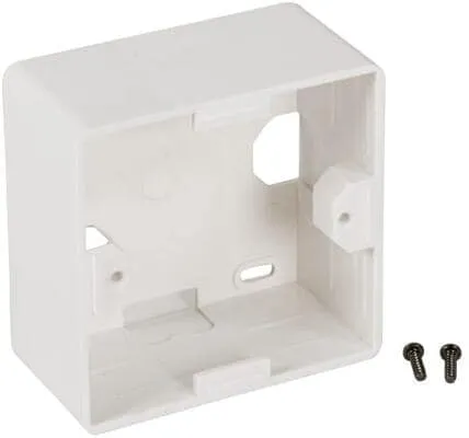 EFB-Elektronik Aufputzrahmen RAL9010 reinweiß (ET-25084V3)