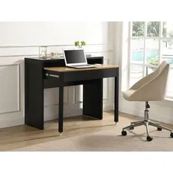 Ausziehbarer Konsolentisch mit 2 Schubladen