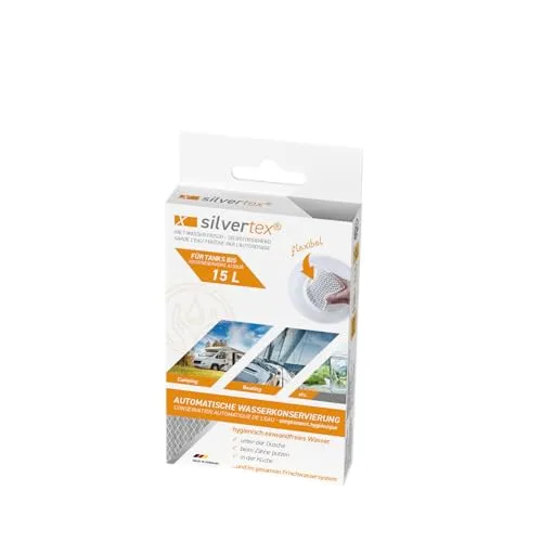 WM aquatec Silvertex zur automatischen Wasserkonservierung in Wohnmobil, Caravan und Boot (für Tanks bis 15 Liter)