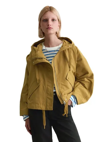Marc O'Polo DENIM Outdoorjacke aus Cotton-Nylon in Braun, Größe S (36)