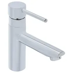 Moderne Waschtischarmatur in Chromfarben - Waschtischarmaturen für ein stilvolles Bad - die elegante Einhandmischer-Armatur mit keramischen Dichtscheiben sorgt für präzise Wasserregulierung und bringt modernen Glanz in Ihr Badezimmer.