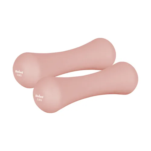 Neopren Gusseisen Hanteln 2x0.5kg für Fitness Training Rebel