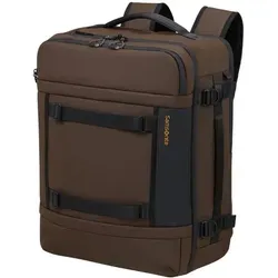 Samsonite Selection Cabin Pack Laptoprucksack – PET Recyclex Dark Brown - Moderner Laptoprucksack aus recyceltem Material, ideal für Reisen und den täglichen Gebrauch, mit viel Stauraum und praktischem Design.