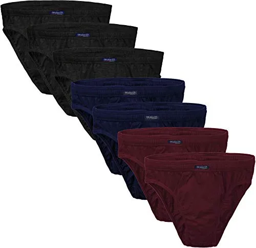 BRUBAKER 7er Pack Herren Slips Baumwoll Mix