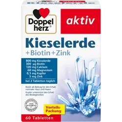 Doppelherz aktiv Kieselerde+Biotin+Zink Tabletten 60 St