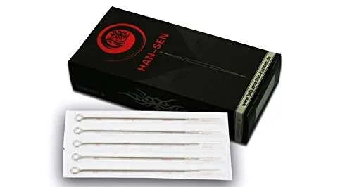Stück 14er Flach Premium Tattoonadeln von HAN-SEN GmbH, Tätowiernadeln, Tattoo Needles Flat 25
