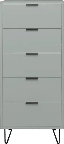 Kommode Erna 51x45x123 Pinie Green matt Lack 14728-D in grün von 58aufmkessel