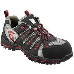 Sicherheitshalbschuh LightStar 5121 S1, Größe 40 - Schwarz - Robuster Sicherheitshalbschuh LightStar 5121 in Größe 40, rutschhemmende Laufsohle und atmungsaktives ruNNex® AIRSTREAM Innenmaterial, ideal für verschiedene Branchen.