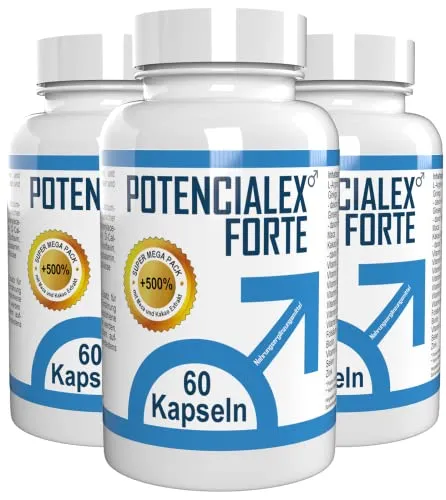 Potencialex Forte 180 Kapseln (3x 60 Kapseln) - 3er Pack