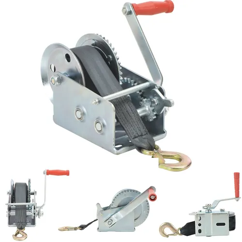 Seilwinde Anhänger Handwinde 360-1130kg - Züge & Winden - Robuste Handseilwinde mit Drahtseil, ideal für den Einsatz bei Anhängern und Booten, mit einer Tragkraft von bis zu 1130 kg.