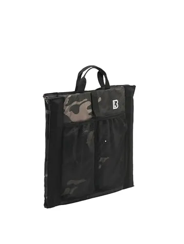 BRANDIT SITZMATTE MIT Tasche FALTBAR 2in1 Outdoor Trekking Matte Jagd UNTERLAGE, Farbe:Darkcamo