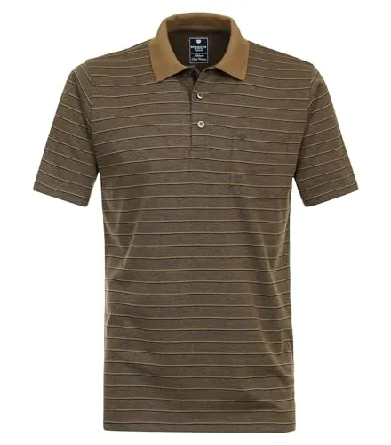 Redmond Herren Polo Shirt Regular Fit - Pflegeleicht & Bügelfrei - Poloshirts für Herren, kurzärmlig, waschbar und sofort tragbar ohne Bügeln - ideal für den Alltag