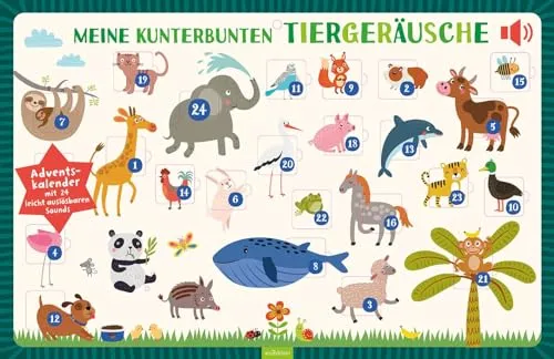 Meine kunterbunten Tiergeräusche Adventskalender von arsEdition