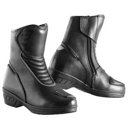 Bogotto Lady Short wasserdichte Damen Motorrad Stiefel, schwarz, 40 - Motorradstiefel mit wasserdichtem, atmungsaktivem Design und Verstärkungen für optimalen Schutz. Ideal für stilbewusste Fahrerinnen, die Komfort und Sicherheit schätzen.