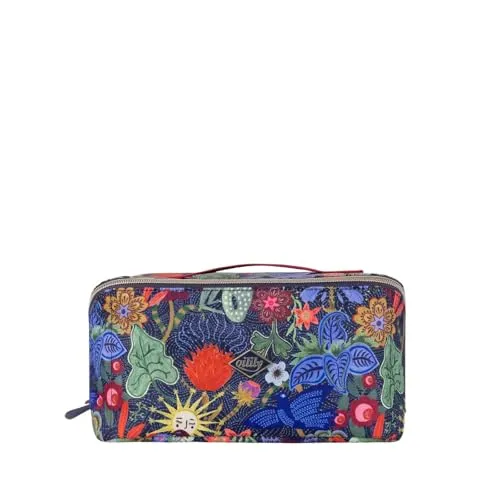 Oilily Kulturbeutel Cisse Cosmetic Bag Patriot Blue - Geräumige Kulturtasche mit robustem Design für Make-up und Pflegeprodukte. Praktische Innenfächer sorgen für Ordnung, ideal für Zuhause oder unterwegs.