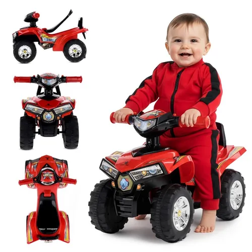 Rutscher Kinderfahrzeug Quad in Rot