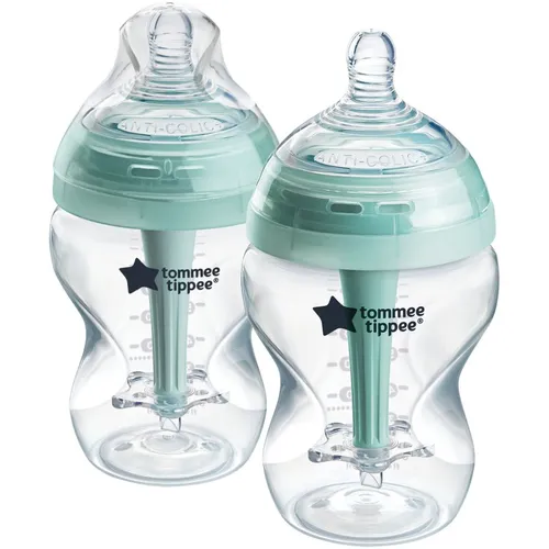 Tommee Tippee Advanced Anti-Colic selbststerilisierende Babyflasche Anti-Colic Slow Flow 0m+ 2x260 ml