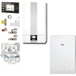 Wolf CGB-2-20 20kW Gas-Brennwerttherme mit CSW-120, BM2 und Zubehör