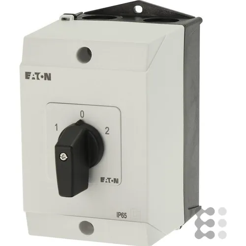 Eaton T3-3-8401/I2 Wendeschalter - Robuster Wendeschalter mit IP65 Schutzart, ideal für anspruchsvolle Anwendungen. 5 Kontakte und 0-Stellung bieten vielseitige Einsatzmöglichkeiten.