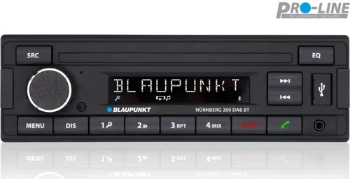 BLAUPUNKT Autoradio 2001020000012 - Nürnberg 200 DAB BT - Car-Multimedia-System mit DAB+ und Bluetooth, 4x50W Leistung und vielseitigen Anschlüssen für ein erstklassiges Klangerlebnis unterwegs.