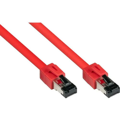 Good Connections® RNS® Patchkabel Cat. 8.1, S/FTP, PiMF, halogenfrei (LSZH), 2000MHz, 40Gbit/s, rot, 15m