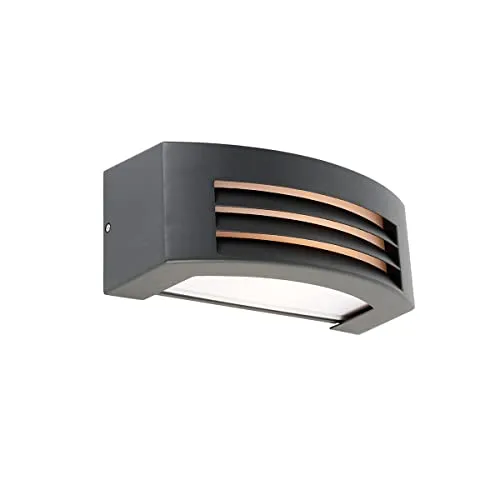 Qazqa Moderne Außen Wandleuchte Hurricane 1 von QAZQA