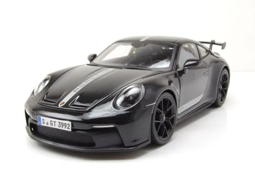 Maisto Porsche 911 GT3 2023 - 1:18 Modellauto, detailgetreu mit beweglicher Motorhaube und Türen, ideal für Sammler und Kinder ab 3 Jahren