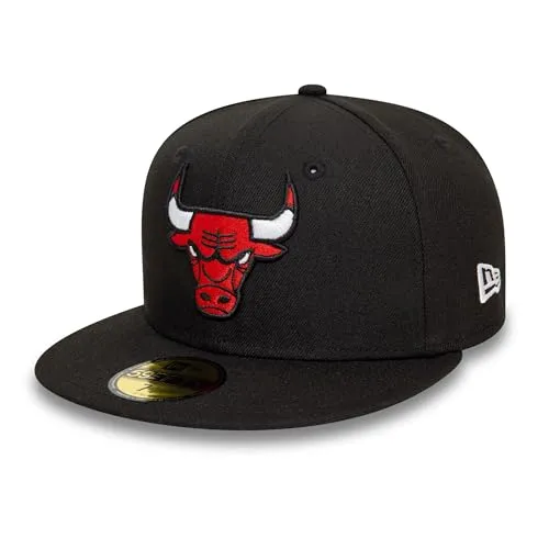 New Era Chicago Bulls NBA Essential Schwarz 59Fifty Basecap - 7-34