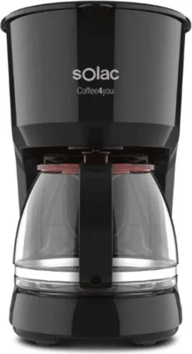 Filterkaffeemaschine Solac Coffee4you CF4036 - 1,5 L, 750 W, vollautomatisch mit Warmhaltefunktion und Anti-Tropf-System