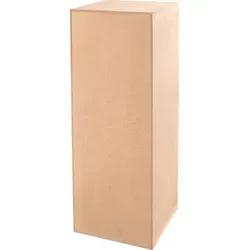 Dekosäule Unlackiertes MDF - Blumensäule für Wohnzimmer - Blumenständer - Podest Deko für Figuren - Pflanzenständer - Deko Wohnzimmer 80x30x30 - Bronze