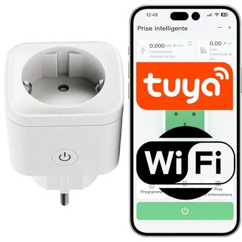 Sone Smart One 16A smarte steckdose mit Strommessung WLAN, WIFI Smart Life/Tuya App kompatibel mit Alexa/Google Home intelligente Steckdose smart home strommessgerät plug