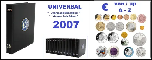 EURO Jahrgangs Münzalbum 2007 PREMIUM