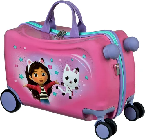 Undercover Gabby's Dollhouse Ride-on Trolley in lila von Undercover