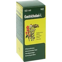 Gastricholan L 50 ML - Pflanzliches Mittel bei Verdauungsbeschwerden - Gastricholan L 50 ML, ein pflanzliches Produkt zur Unterstützung bei Verdauungsbeschwerden. Ideal für Erwachsene und Jugendliche ab 12 Jahren, enthält 32 Vol.% Alkohol.