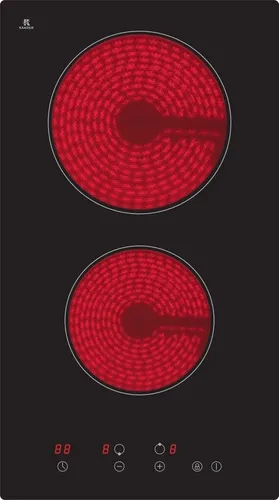 Doppelkochplatte PKM 29 x 52 cm 2 Kochzonen EB-GK-2TCG