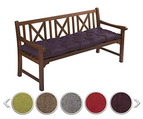 sunnypillow Bankauflage Outdoor in lila von sunnypillow