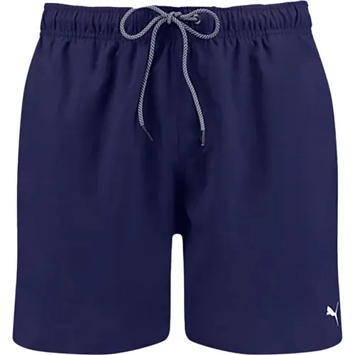 Puma Swim Mittellange Schwimmhose - blau von PUMA