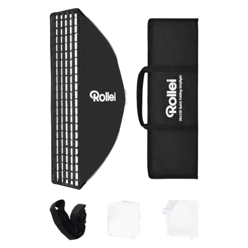 Rollei Softbox 30x120 cm mit Schnellverschluss und Grid von Rollei