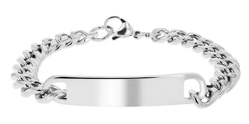 Adelia´s Armband Unisex Armband – Panzerarmband aus Edelstahl 21 cm, Ideal als Geschenk – dezent und elegant