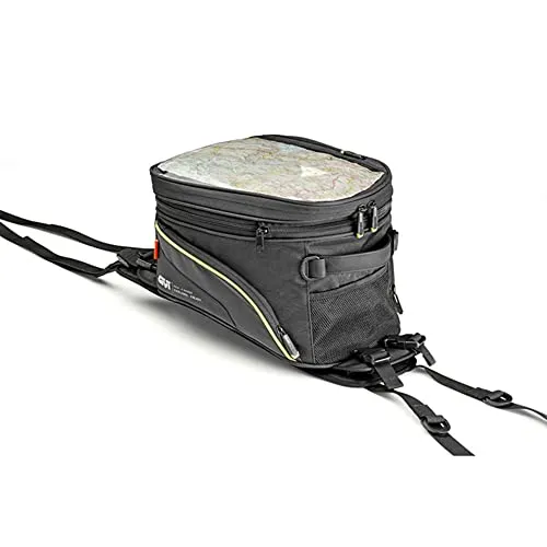 Givi Easy-T EA142 25L Tankrucksack - Schwarz - Erweiterbarer Tankrucksack für Enduro-Motorräder, inkl. Regenhülle und Schultergurt. Ideal für Abenteuer mit 25L Volumen und direkter Befestigung an zahlreichen Modellen.